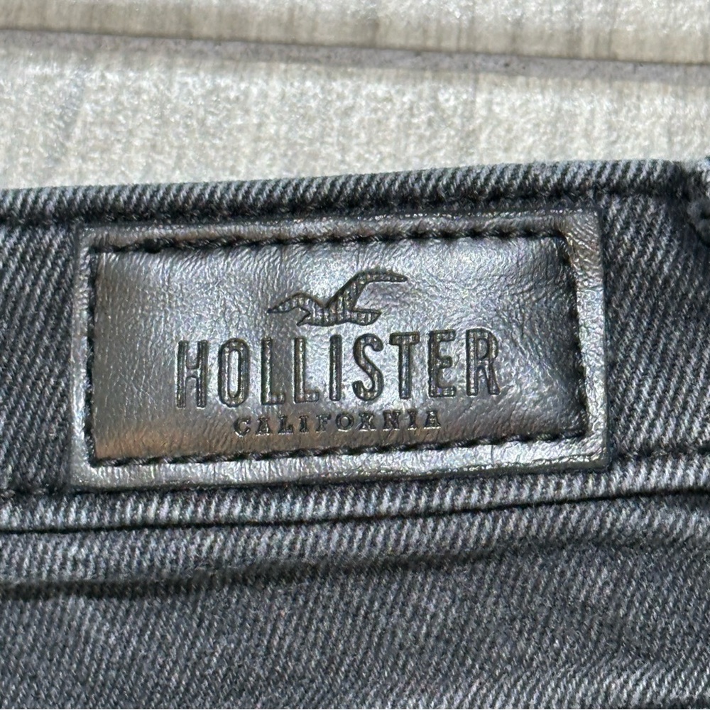 HOLLISTER Black Ultra High Rise Vintage Stretch Dad Jeans 24 / 0 - Picture 10 of 10